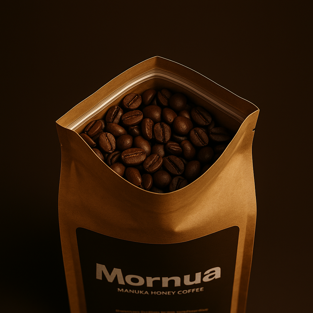 Manuka Honey Coffee β 4oz Whole Bean | Premium Arabica, Naturally Sweet