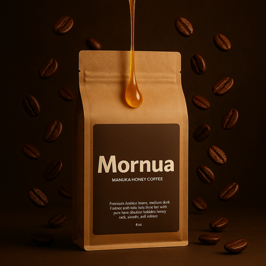 Manuka Honey Coffee – 4oz Whole Bean | Premium Arabica, Naturally Sweet